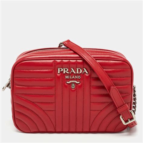 prada diagramme leather camera bag|Prada leather camera bag.